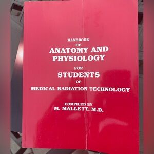Handbook of Anatomy and Physiology for Students - Red Medical Textbook